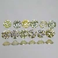 Zeige Details für 0,78 Cts. - 12 STK.  ECHTE, NATÜRLICHE, UNBEHANDELTE  GELBE DIAMANTEN  !!! Bild von 0,78 Cts. - 12 STK.  ECHTE, NATÜRLICHE, UNBEHANDELTE  GELBE DIAMANTEN  !!!