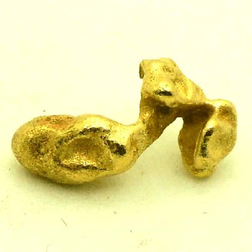 Bild von 1,400 Gramm  NATÜRLICHER KLEINER GOLD NUGGET GOLDNUGGET mit Echtheitszertifikat