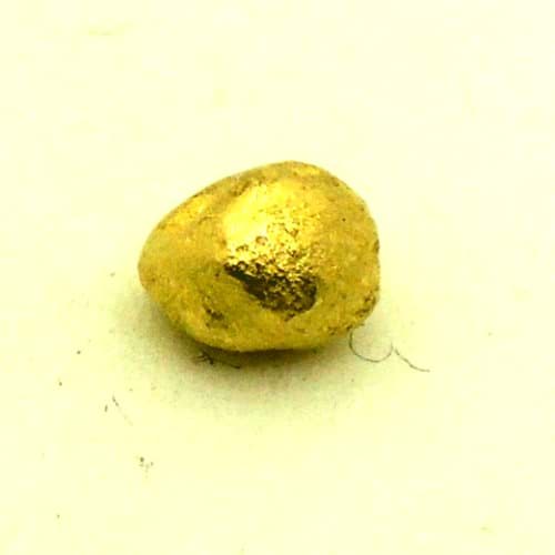 Bild von 0,470 Gramm  NATÜRLICHER MINI GOLD NUGGET GOLDNUGGET mit Echtheitszertifikat