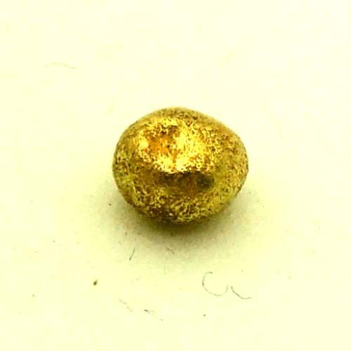 Bild von 0,540 Gramm  NATÜRLICHER MINI GOLD NUGGET GOLDNUGGET mit Echtheitszertifikat