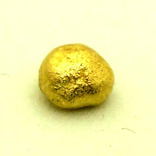 Bild von 0,690 Gramm  NATÜRLICHER MINI GOLD NUGGET GOLDNUGGET mit Echtheitszertifikat
