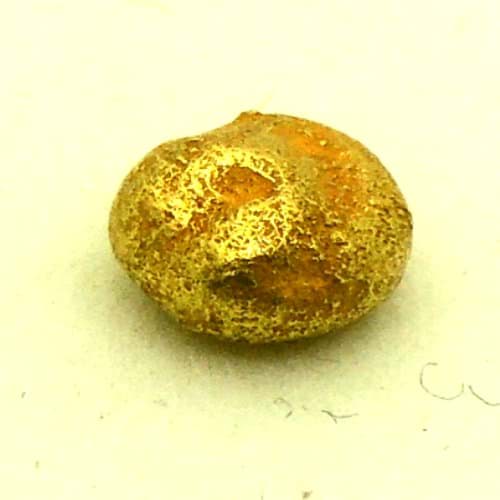 Bild von 0,820 Gramm  NATÜRLICHER MINI GOLD NUGGET GOLDNUGGET mit Echtheitszertifikat