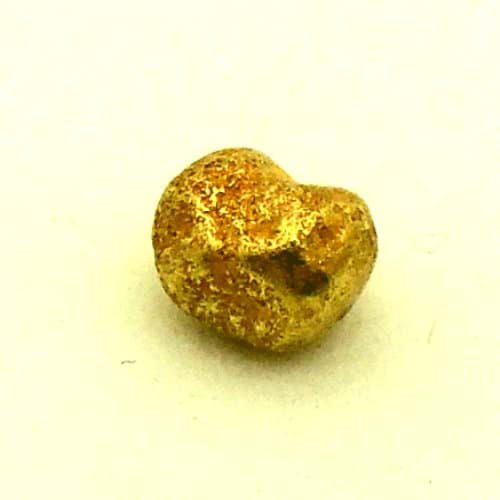 Bild von 0,590 Gramm  NATÜRLICHER MINI GOLD NUGGET GOLDNUGGET mit Echtheitszertifikat