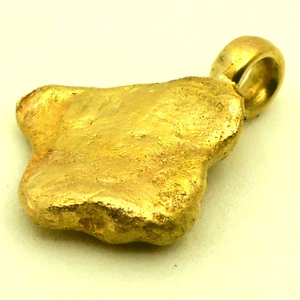 Bild von 5,770 Gramm  NATÜRLICHER TRAUMHAFTER RIESIGER GOLD NUGGET - ANHÄNGER MIT ÖSE 18 KARAT (GOLD 750) mit Echtheitszertifikat