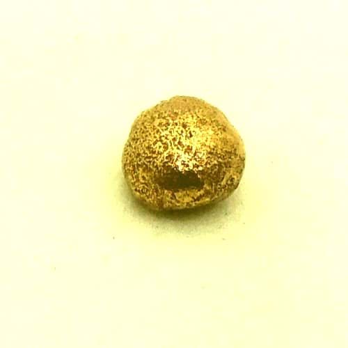 Bild von 0,580 Gramm  NATÜRLICHER MINI GOLD NUGGET GOLDNUGGET mit Echtheitszertifikat