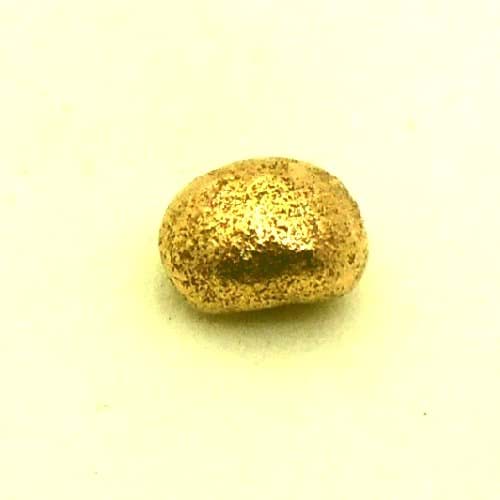 Bild von 0,590 Gramm  NATÜRLICHER MINI GOLD NUGGET GOLDNUGGET mit Echtheitszertifikat