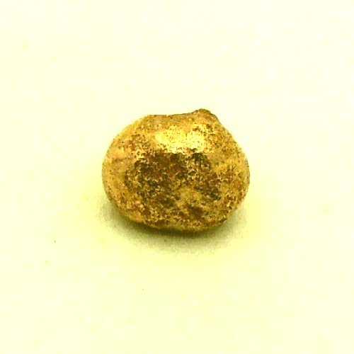 Bild von 0,780 Gramm  NATÜRLICHER MINI GOLD NUGGET GOLDNUGGET mit Echtheitszertifikat