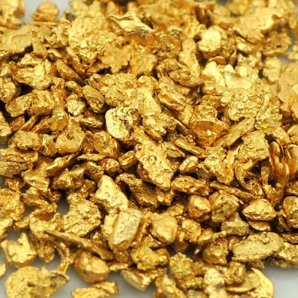 NATÜRLICHE MINI GOLD FLOCKEN / NUGGETS / GOLD NUGGETS  min. 5,000 Gramm  # 10 mesh, Yukon - Alaska