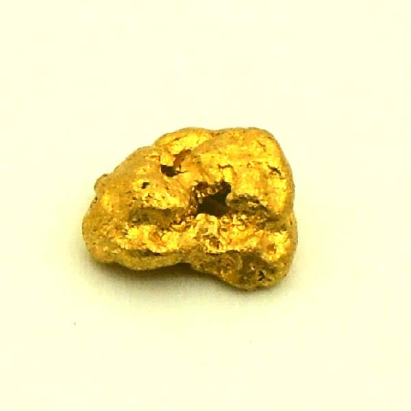 0,440 Gramm  NATÜRLICHER MINI GOLD NUGGET GOLDNUGGET mit Echtheitszertifikat