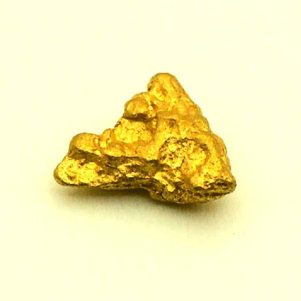0,520 Gramm  NATÜRLICHER MINI GOLD NUGGET GOLDNUGGET mit Echtheitszertifikat