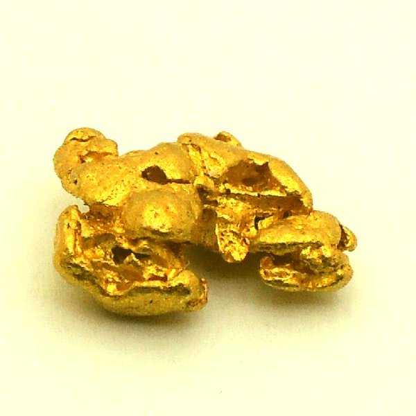 0,990 Gramm  NATÜRLICHER MINI GOLD NUGGET GOLDNUGGET mit Echtheitszertifikat