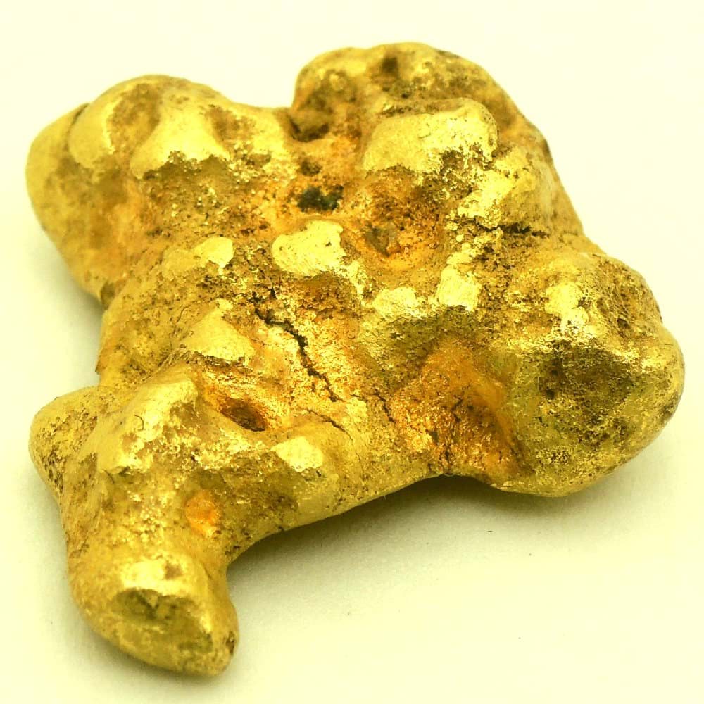 Bild von 33,620 Gramm  NATÜRLICHER MEGA GOLD NUGGET GOLDNUGGET mit Echtheitszertifikat