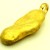 36,380 Gramm NATÜRLICHER TRAUMHAFTER MEGA GOLD NUGGET - ANHÄNGER MIT ÖSE 18 KARAT (GOLD 750) mit Echtheitszertifikat