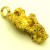 6,750 Gramm NATÜRLICHER TRAUMHAFTER RIESIGER GOLD NUGGET - ANHÄNGER MIT ÖSE 18 KARAT (GOLD 750) mit Echtheitszertifikat