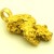 11,110 Gramm NATÜRLICHER TRAUMHAFTER MEGA GOLD NUGGET - ANHÄNGER MIT ÖSE 18 KARAT (GOLD 750) mit Echtheitszertifikat