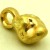 3,810 Gramm NATÜRLICHER TRAUMHAFTER GROSSER GOLD NUGGET - ANHÄNGER MIT ÖSE 18 KARAT (GOLD 750) mit Echtheitszertifikat
