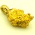 1,890 Gramm NATÜRLICHER TRAUMHAFTER KLEINER GOLD NUGGET - ANHÄNGER MIT ÖSE 18 KARAT (GOLD 750) mit Echtheitszertifikat