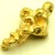 9,080 Gramm NATÜRLICHER TRAUMHAFTER RIESIGER GOLD NUGGET - ANHÄNGER MIT ÖSE 18 KARAT (GOLD 750) mit Echtheitszertifikat