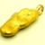 36,380 Gramm NATÜRLICHER TRAUMHAFTER MEGA GOLD NUGGET - ANHÄNGER MIT ÖSE 18 KARAT (GOLD 750) mit Echtheitszertifikat