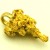 3,450 Gramm NATÜRLICHER TRAUMHAFTER GROSSER GOLD NUGGET - ANHÄNGER MIT ÖSE 18 KARAT (GOLD 750) mit Echtheitszertifikat