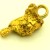 3,450 Gramm NATÜRLICHER TRAUMHAFTER GROSSER GOLD NUGGET - ANHÄNGER MIT ÖSE 18 KARAT (GOLD 750) mit Echtheitszertifikat