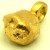 3,870 Gramm NATÜRLICHER TRAUMHAFTER GROSSER GOLD NUGGET - ANHÄNGER MIT ÖSE 18 KARAT (GOLD 750) mit Echtheitszertifikat