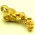 9,080 Gramm NATÜRLICHER TRAUMHAFTER RIESIGER GOLD NUGGET - ANHÄNGER MIT ÖSE 18 KARAT (GOLD 750) mit Echtheitszertifikat