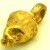 2,390 Gramm NATÜRLICHER TRAUMHAFTER KLEINER GOLD NUGGET - ANHÄNGER MIT ÖSE 18 KARAT (GOLD 750) mit Echtheitszertifikat