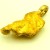 6,510 Gramm NATÜRLICHER TRAUMHAFTER RIESIGER GOLD NUGGET - ANHÄNGER MIT ÖSE 18 KARAT (GOLD 750) mit Echtheitszertifikat