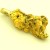 2,360 Gramm NATÜRLICHER TRAUMHAFTER KLEINER GOLD NUGGET - ANHÄNGER MIT ÖSE 18 KARAT (GOLD 750) mit Echtheitszertifikat