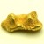 3,000 Gramm NATRLICHER GROSSER GOLD NUGGET GOLDNUGGET mit Echtheitszertifikat